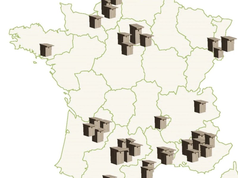 Nos nichoirs partout en France&nbsp;!